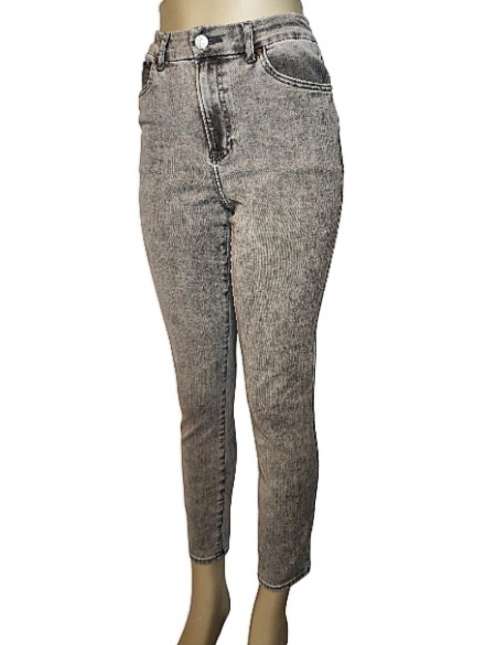 Express Women’s Gray Acid Wash Jeans Size M
